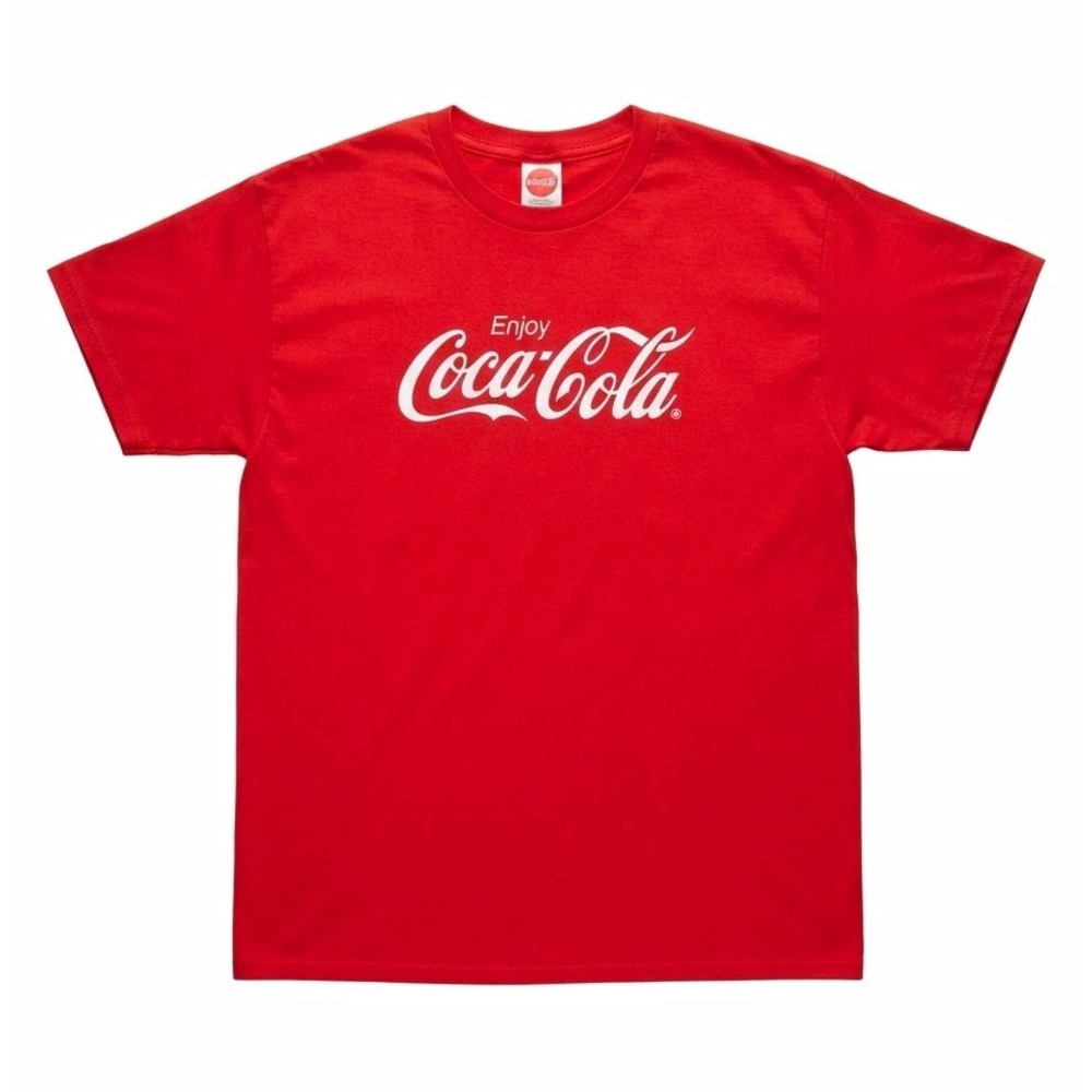 Coca-Cola Enjoy Coca-Cola Red T-Shirt XL Graphic Logo Retro Vintage Soda Core